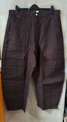 adidas Originals Canvas Cargo Work Pants Men's Lifestyle Casual