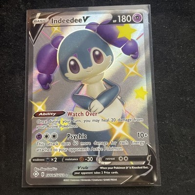 Indeedee V SV114/SV122 Shining Fates: Shiny Vault Holo Lightly Played
