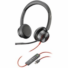 Poly Blackwire 8225 Stereo Microsoft Teams Certified USB-C Headset  USB-C/A
