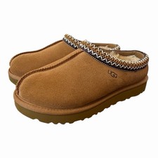 UGG Tasman II Women's Slip-On Slippers Chestnut Suede Shearling Size 6