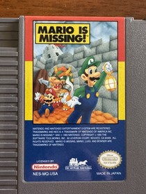 Mario is Missing! Nintendo NES Cleaned/Tested