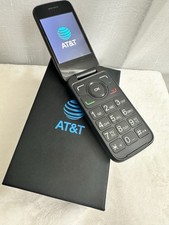 SMARTFLIP 4062R Alcatel AT T Flip Phone 4GB Volcano Black KaiOS MicroSD