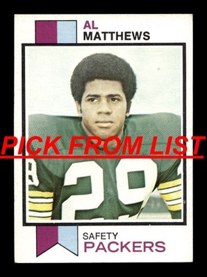 1973 Topps Football #7-272 EX/EX-MT Pick From List ALL PICTURED zz6