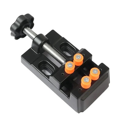 Small Desk Vise Mini Table Vise Fixer Peach Kernel Pearl Drill Sapling