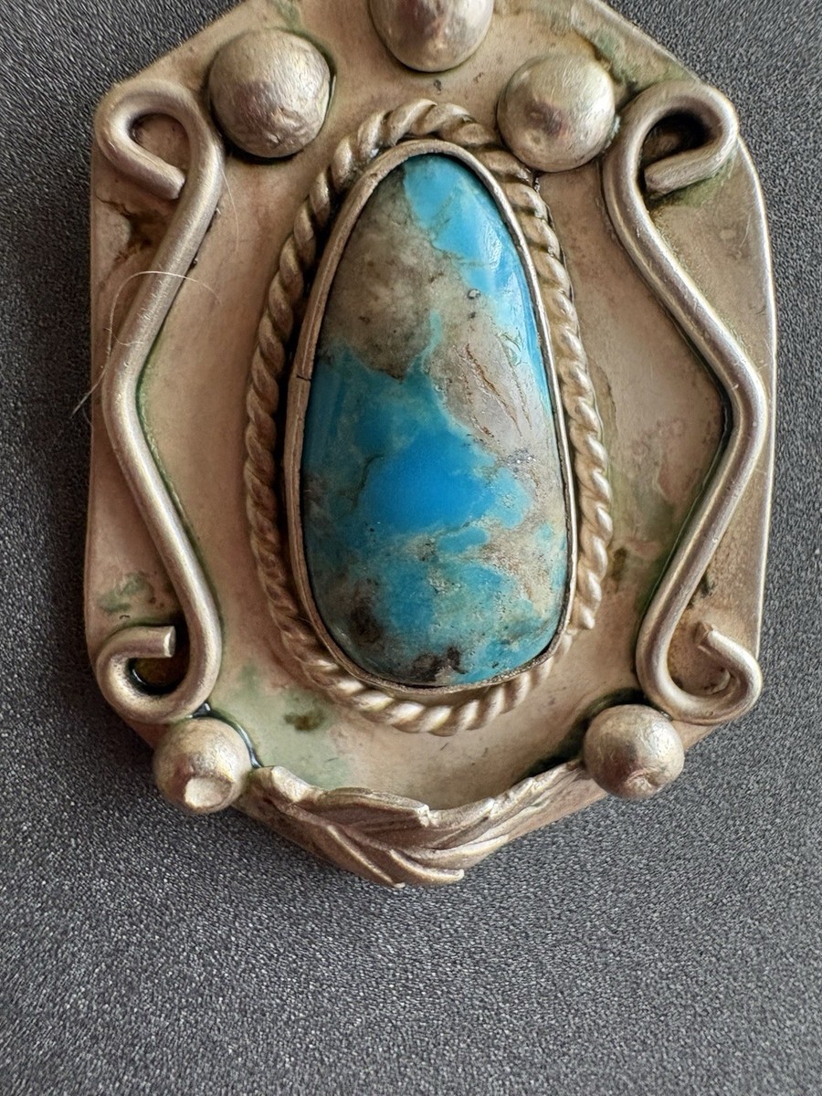 925 Sterling Silver Turquoise Necklace