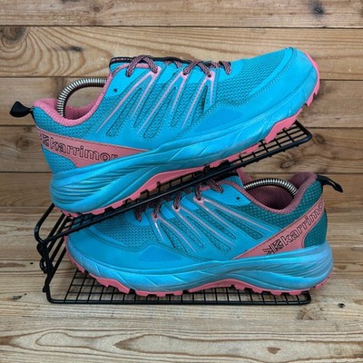 Karrimor Turnschuhe Damen Größe UK 7 Caracal Trail 10 blau pink Walk Laufschuhe