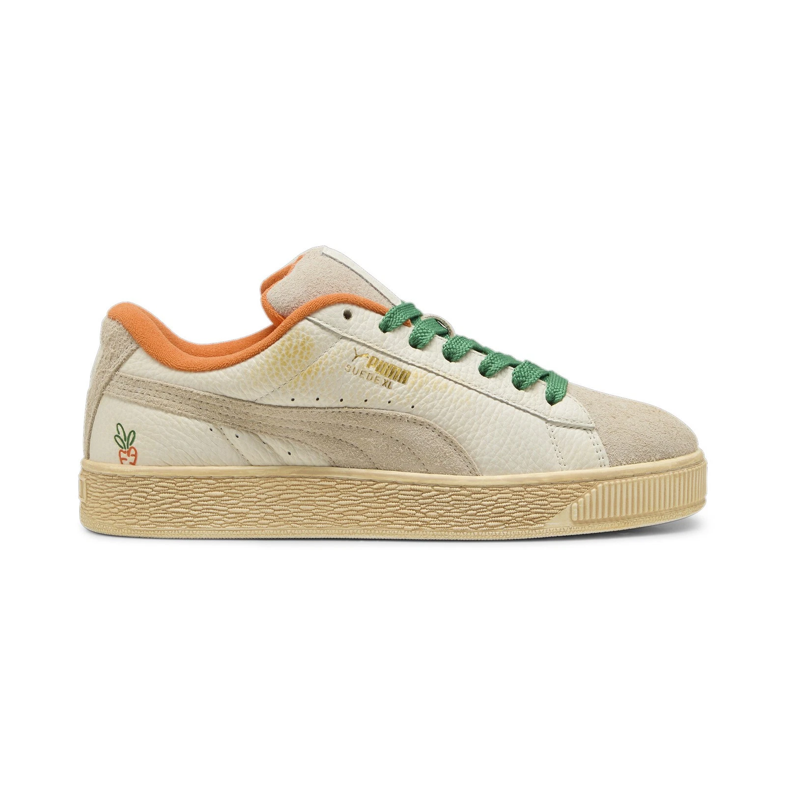 PUMA X Carrots Suede Xl 2 Lace Up Mens Beige Sneakers Casual Shoes 39880101