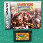 Donkey Kong Country 2 Nintendo Game Boy GBA Cartridge & Manual Tested & Working