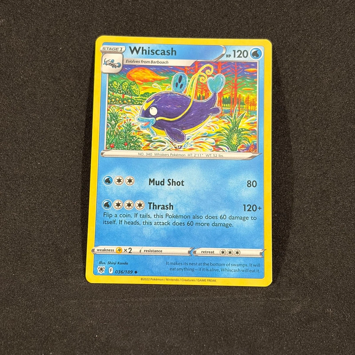 whiscash pokemon card value - 48/97 Non-Holo Uncommon Water Water Whiscash - 109/197 (Reverse Foil)