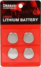 D'Addario Lithium Battery 4-Pack PW-CR2032-04