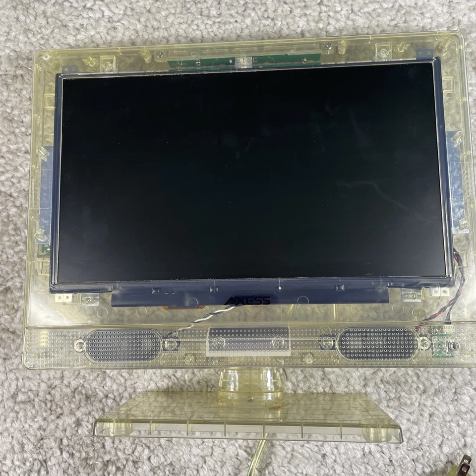 Axess 13" Clear See Through LED Color TV Tv-1702-13CL HDMI Prison Detention - Image 4 of 4