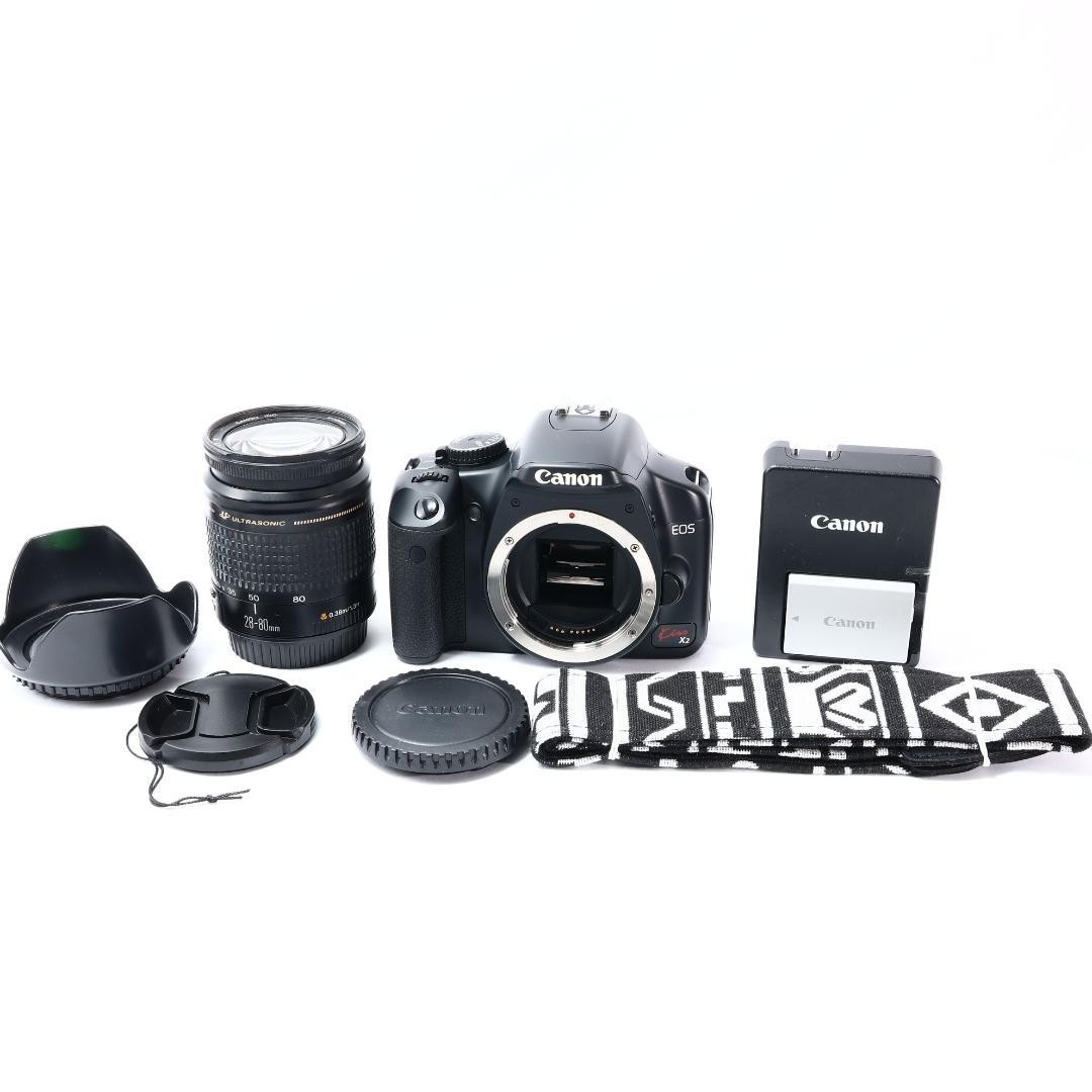 Canon EOS Kiss X2 DSLR Camera Lens EF 28-80mm Used | eBay