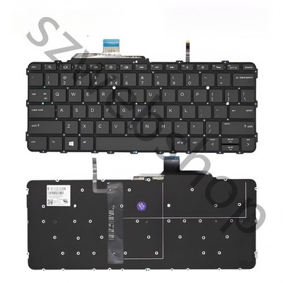 New For HP Elitebook Folio G1 HSTNN-I73C Backlight Keyboard US Black 850915-001