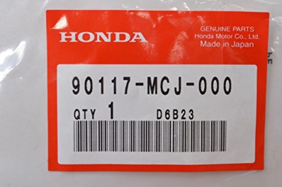 Специальный винт 00-03 Honda CBR929RR CBR954RR 5x14 от оригинального производителя 90117-MCJ-000 - Изображение 2 из 4