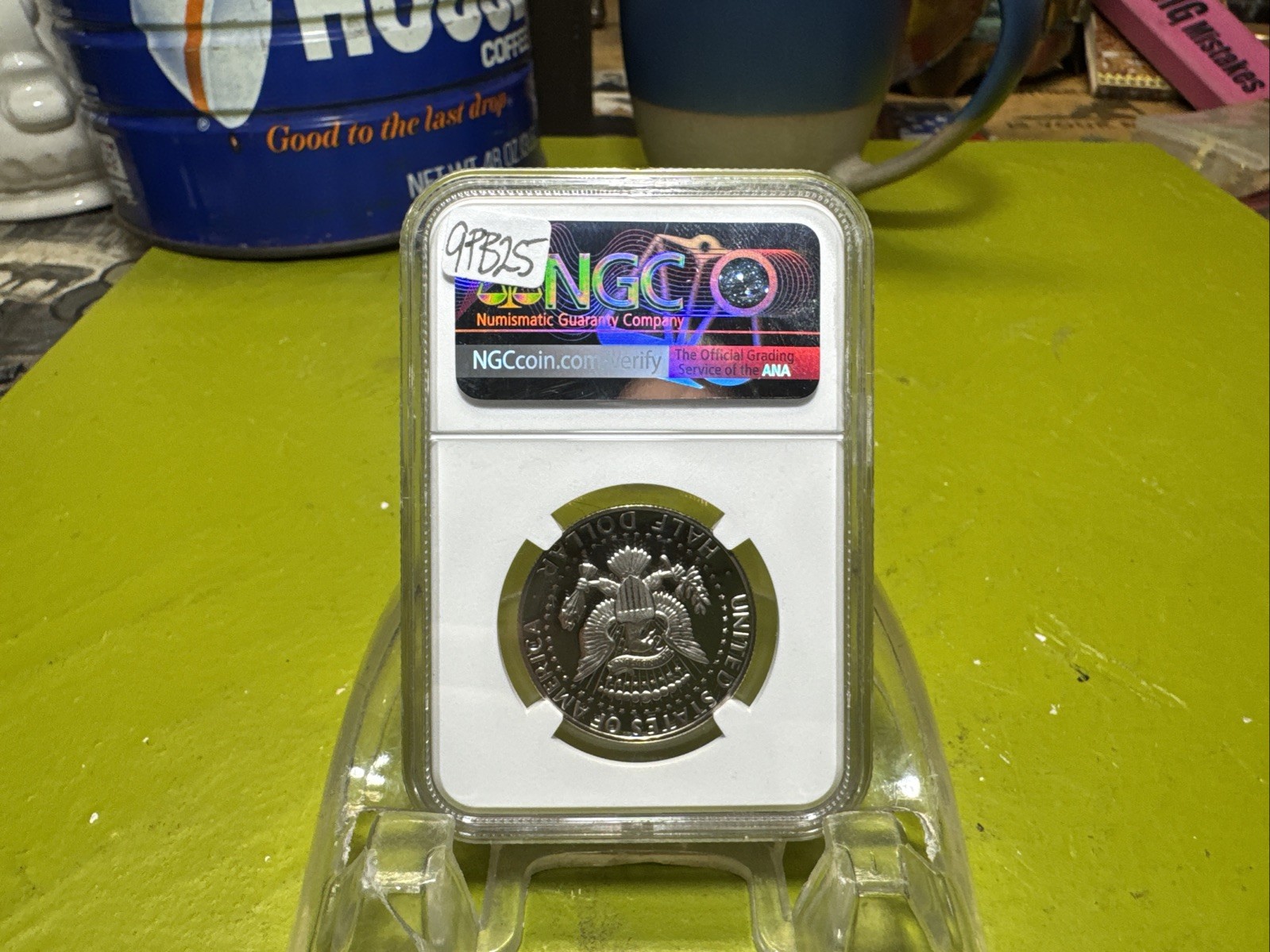 1981 S Type 1 50c Kennedy PF 70 Ultra Cameo NGC Graded PCB Hobby Label