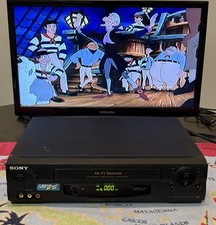 Sony SLV-N55 Hi-Fi Stereo 4-Head VCR VHS Player Recorder No Remote Works Great!!