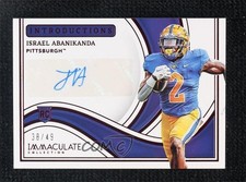 2023 Immaculate Collegiate Introductions Ruby 38/49 Israel Abanikanda Auto s6i