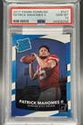 2017 PANINI DONRUSS #327 PATRICK MAHOMES II ROOKIE RC PSA 10 Kansas City Chiefs