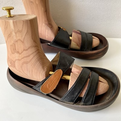 Regatta Canoe Leather Slip On Egg Heel Shoe Size LL US 9 EU  display picture 3