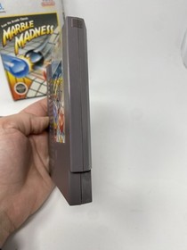 Marble Madness (Nintendo NES, 1989) CIB Complete Game Manual Box Authentic