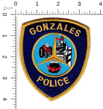 GONZALES  LOUISIANA ---  COLLECTIBLE POLICE EMBROIDERED PATCH