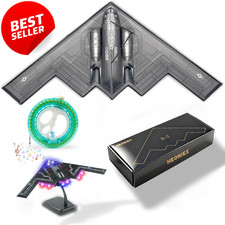 B2 Plane Kite Large Easy Fly Kids Adults 300M String Reel Beach Park - US