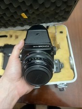 Zenza Bronica ETR Medium Format Camera Kit – 75mm Lens, Prism Finder, Film Back