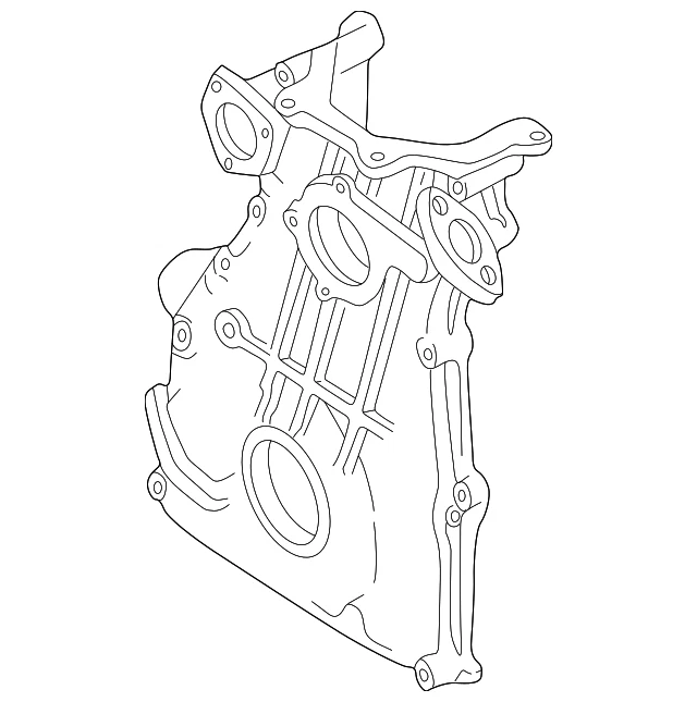 Cubierta de distribución delantera genuina Nissan Frontier Xterra 2.4 - NUEVA OEM Foto 2 de 3