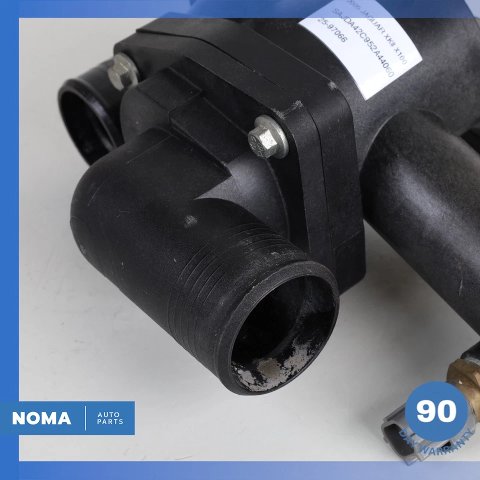 2005 Jaguar X100 XK8 термостат корпус воды выпуск трубы 3W838A504AC OEM - Изображение 4 из 4