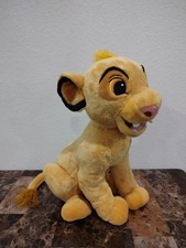 Disney Parks Lion King Simba Plush Stuffed Animal 13" Large