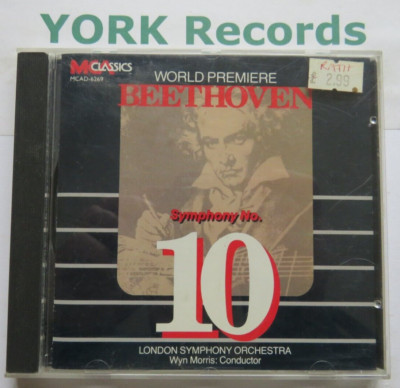 BEETHOVEN - Symphony No 10 MORRIS London Symphony Orchestra - Ex Con CD MCA