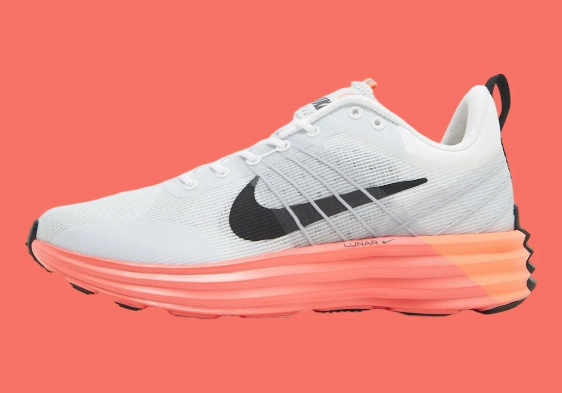 Nike Lunar Roam White Bright Crimson Hot Lava HF4901-100 sz 14 Men's