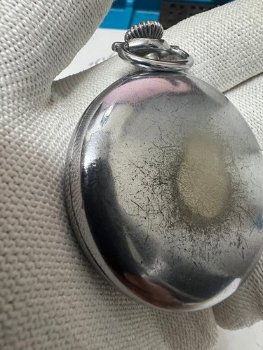 Admiral pocket watch 49.5 mm by Tacy Watch non magnetic 7 Jewels running - Picture 12 of 20