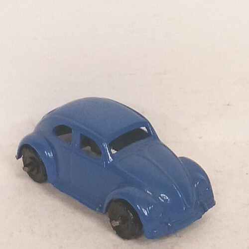 Volkswagon VW Beetle Diecast Vintage Metal Blue 1:87 Scale Good Condition - Picture 2 of 9