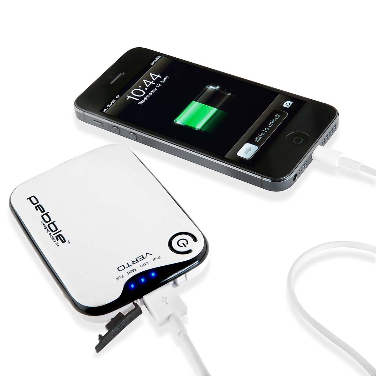 Thumbnail - Veho Pebble Verto - Portable Powerbank - 3700 Mah - 1000 Ma (usb) Pink