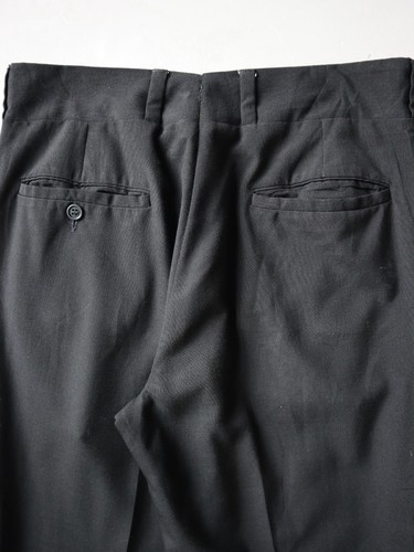 Vintage 60s Wool Blend Pants Slacks Size 30x29.5 Talon Zip Black Corbin LTD - Picture 8 of 8