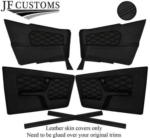 COPRI PELLE PUNTO NERO PER BMW SERIE 3 E30 CABRIO KIT INTERNI COMPLETO - Foto 3 di 6