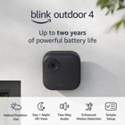 Blink Outdoor  4th Gen Add-on Camera WiFi Security HD Cam - requires sync module