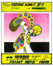 Freddie King - The Aragon Ballroom - Chicago - 1973 - Poster