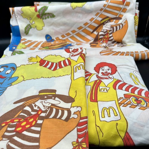 Vintage 1976 McDonald’s Captain Crook & Friends komplettes 3-teiliges Twin Sheet Set - Bild 15 von 17