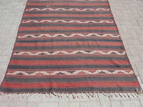 Turkish Kilim rug, kilim rug, aztec rug, tribal rug, floor rug, livingroom, - Picture 2 of 9