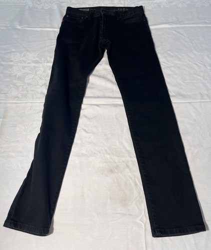Gap 1969 Men’s Jeans Supper Skinny 29x30 Made In Egypt Black Work Play Pants - Picture 3 of 9
