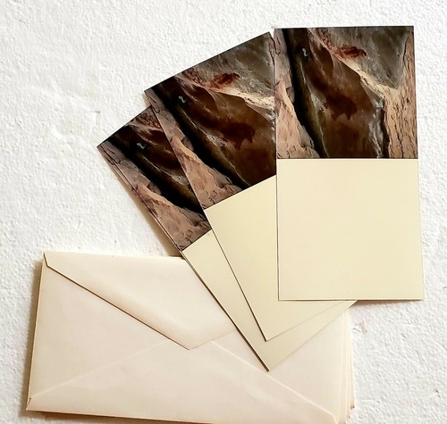 Vintage Set Of 4 Petroglyph Ruins Southwestern Photo Mailing Card And Envelopes - Picture 2 of 4