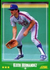 1988 Score Keith Hernandez New York Mets #400
