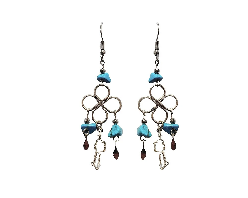 Lámpara de Cuarzo Pendientes de Moda