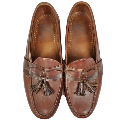 Allen Edmonds Ashford Tassel Loafer Moc Toe Leather Shoes  display picture 1