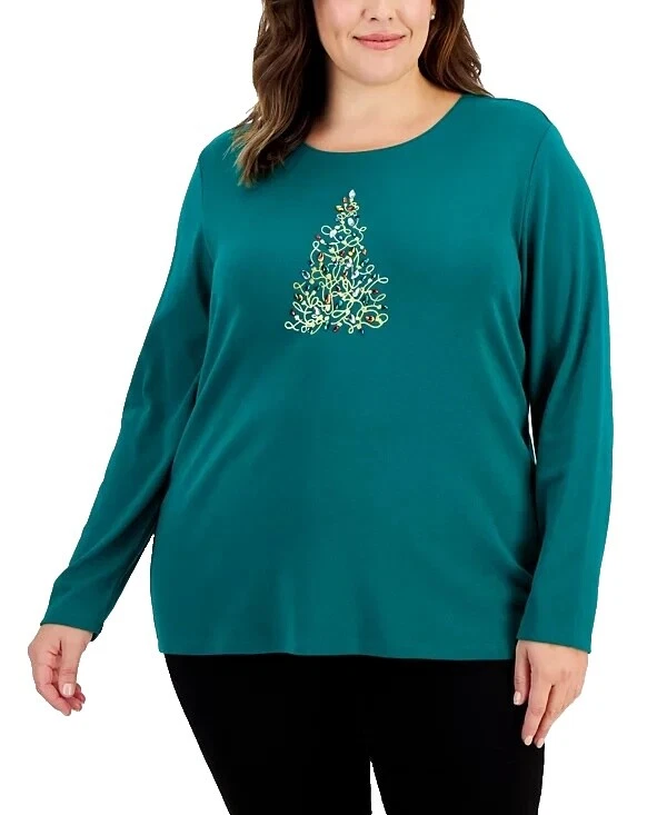 Karen Scott Women's Plus Size Tops 2X Size