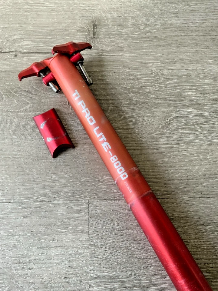 KCNC TI-PRO LITE SEAT POST 27.2 MM 285 MM TOTAL LENGTH 136 GRAMS - Image 2 of 4