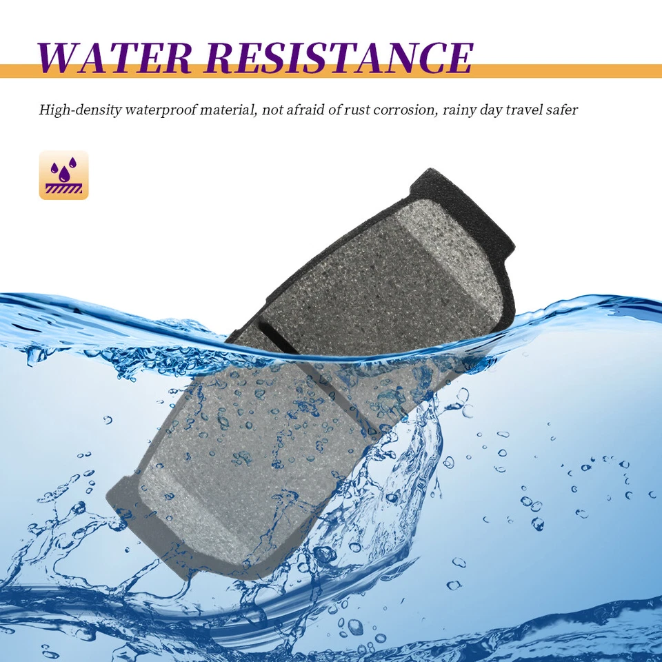 Комплект передних и задних керамических тормозных колодок для Nissan X-Trail Quest 2004–2017 годов выпуска - Изображение 3 из 4