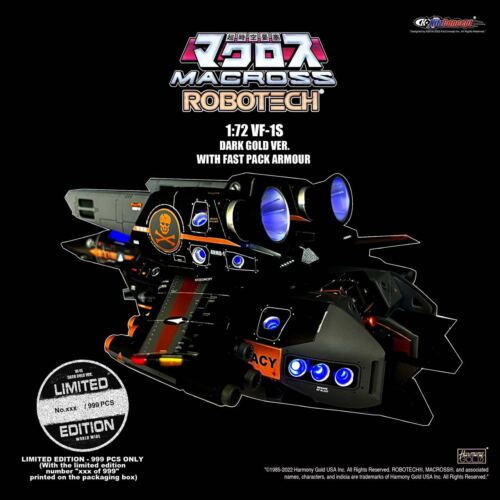 KitzConcept Macross Robotech VF-1S Roy Focker Dark Gold versione limitata in magazzino - Foto 2 di 5